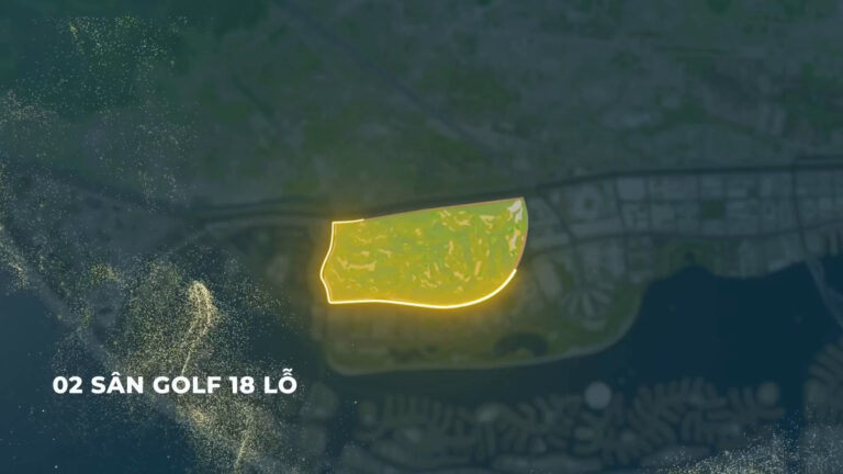 Có 2 sân golf 18 lỗ tại Vinhomes Green Paradise Cần Giờ