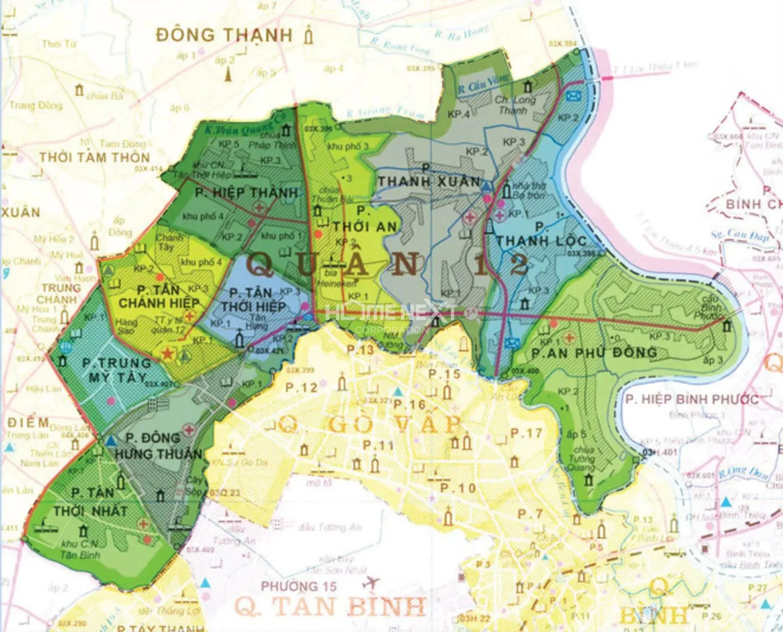Bất động sản Quận 12: Cập nhật giá đất, vị trí và tiện ích mới nhất