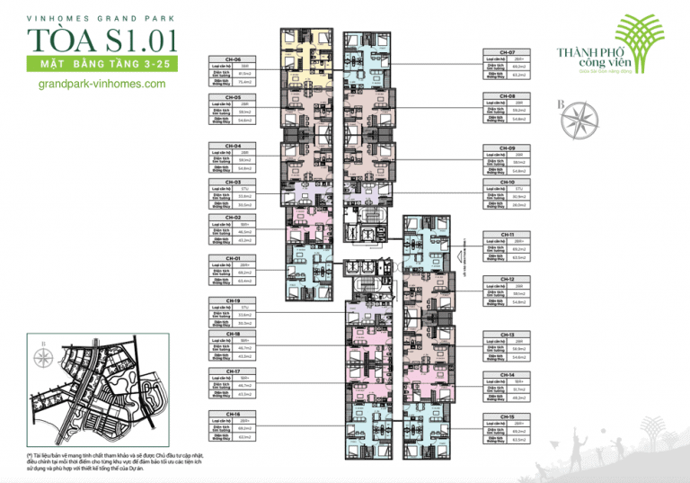 Căn hộ Rainbow Vinhomes Grand Park: Tổ ấm tiện nghi