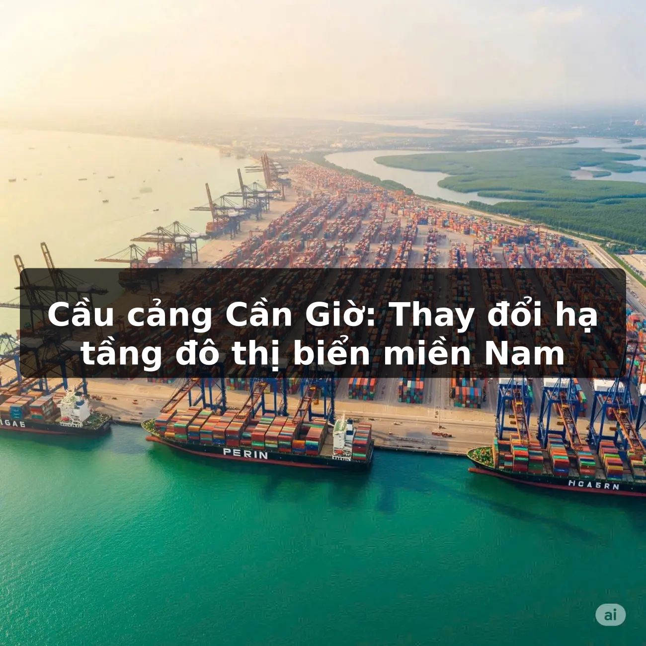 Cầu cảng Cần Giờ: Thay đổi hạ tầng đô thị biển miền Nam