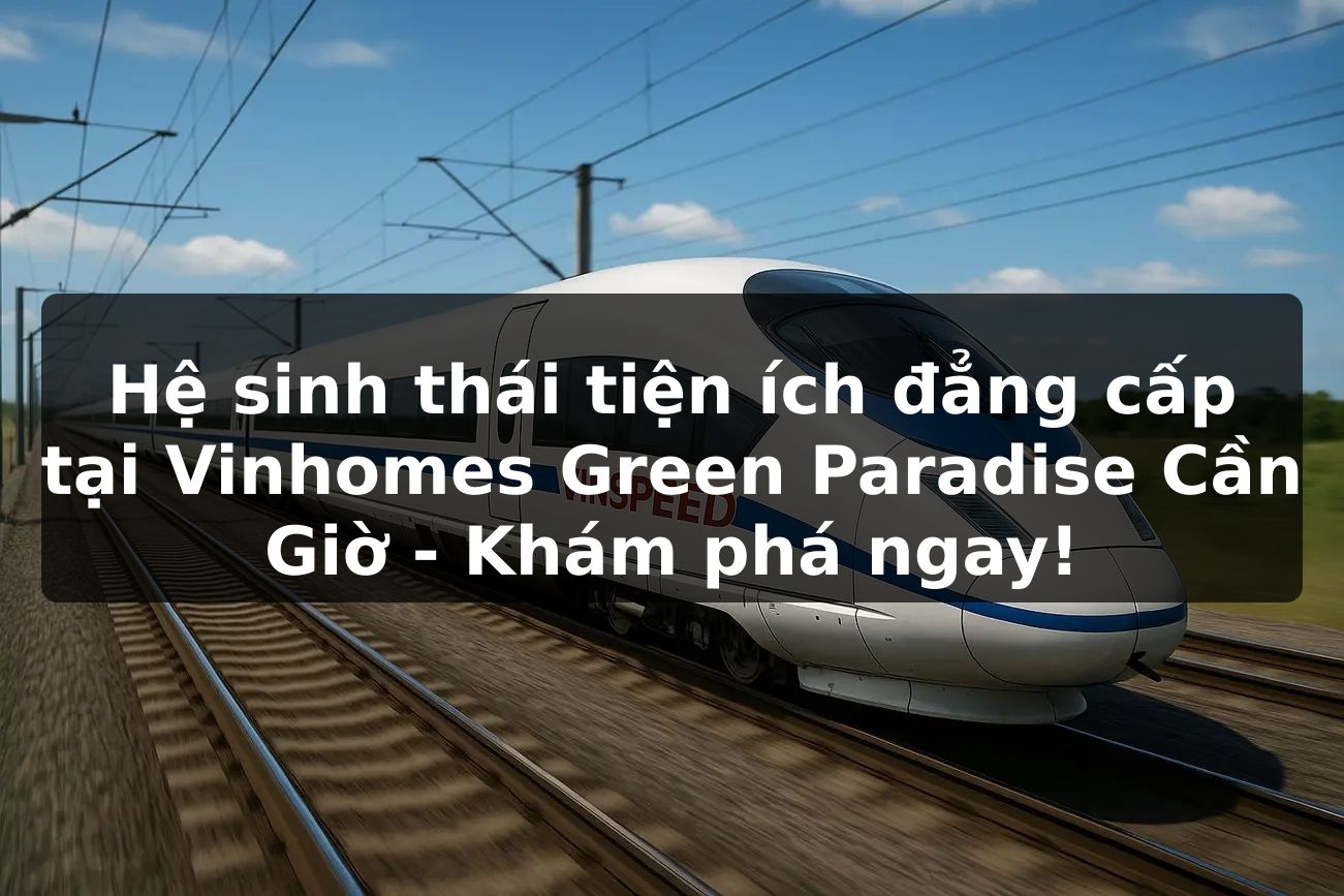 Hệ sinh thái tiện ích đẳng cấp tại Vinhomes Green Paradise Cần Giờ - Khám phá ngay!