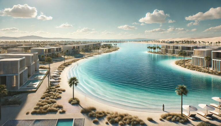Hồ Paradise Lagoon ownan một điểm nhấn đặc biệt tại Vinhomes Green Paradise Cần Giờ