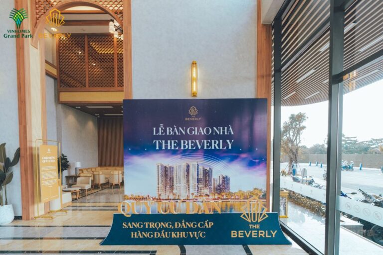Nhận nhà The Beverly: Tổ ấm mới, an cư lý tưởng