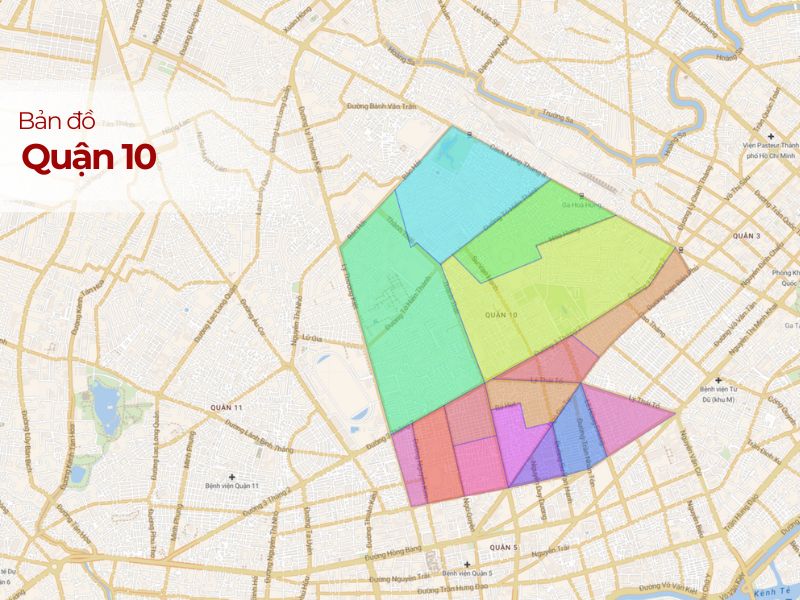 Quận 10: Bản đồ sống tiện lợi, giá tốt