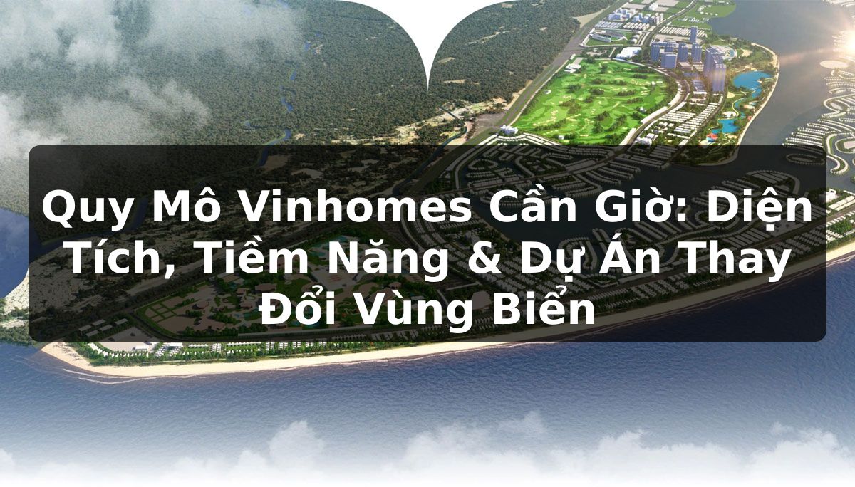 Quy Mô Vinhomes Cần Giờ: Diện Tích, Tiềm Năng & Dự Án Thay Đổi Vùng Biển