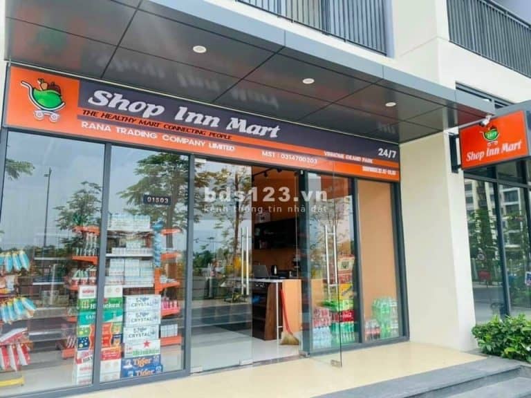 Shophouse Vinhomes Grand Park: Kinh doanh - An cư