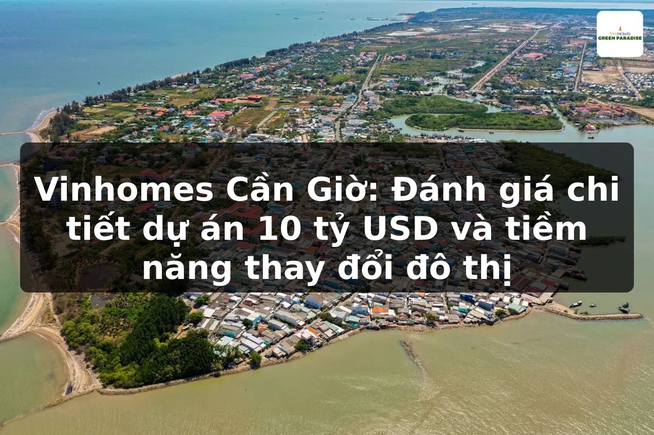 Vinhomes Cần Giờ: Đánh giá chi tiết dự án 10 tỷ USD và tiềm năng thay đổi đô thị