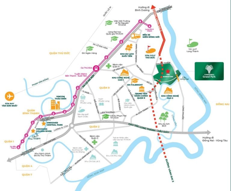 Vinhomes Grand Park: Kết nối nhanh chóng, sống tiện lợi