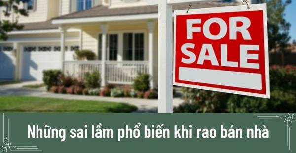 Tránh Mất Mát: Những Sai Lầm Khi Bán Nhà Cần Biết